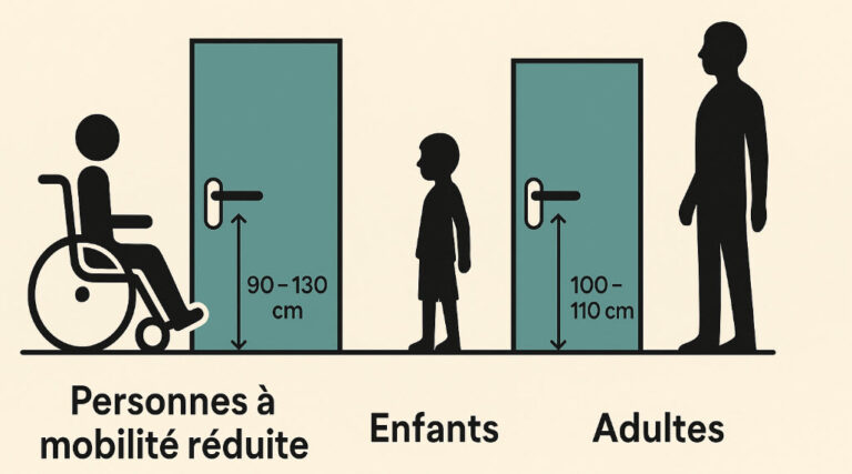 Optimisez l'Accessibilité avec la Hauteur Idéale des Poignées de Porte